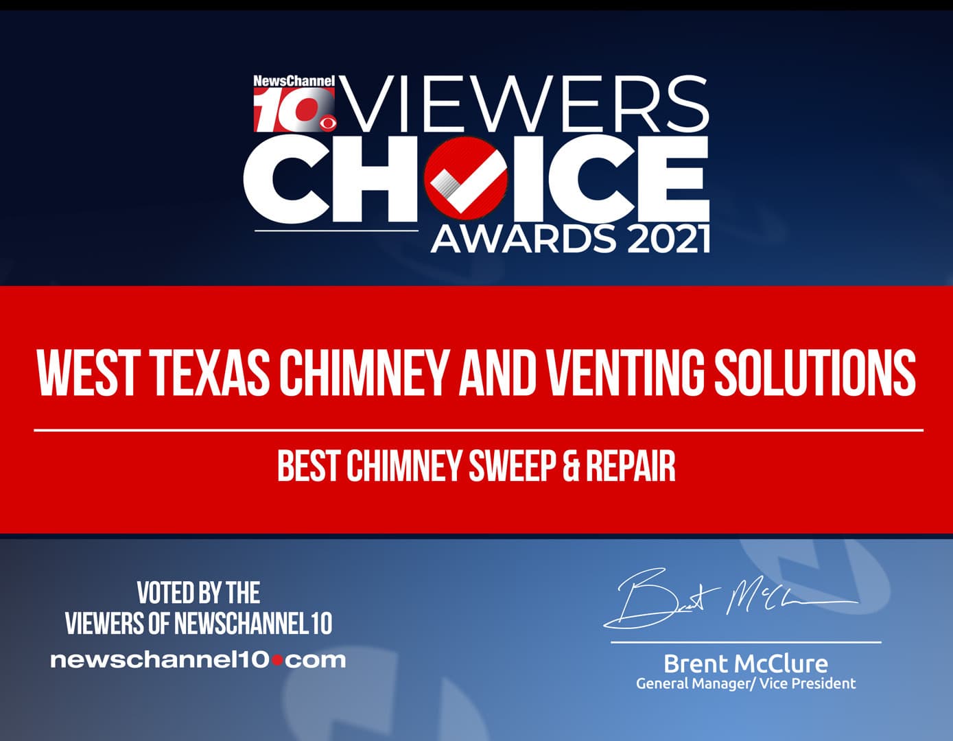 Award-winning chimney sweep and repair in Amarillo, Texas