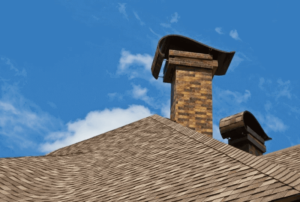 lovely masonry chimney with large cap